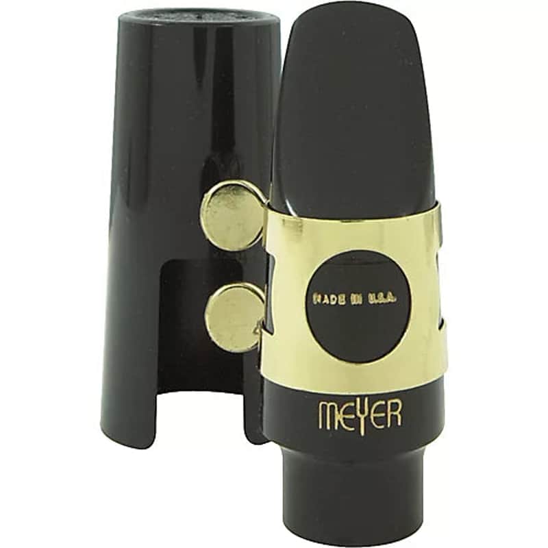 Meyer Soprano Sax Hard Rubber Mouthpiece-5LM - Long Facing/Medium Chamber image 1