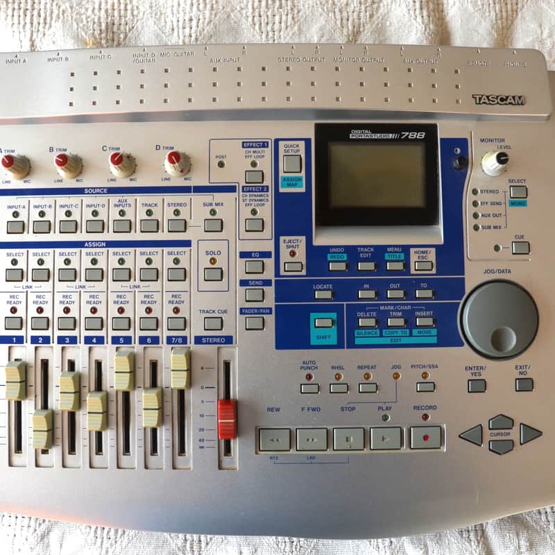 2000s TASCAM Digital Portastudio 788 8-Track Digital Recorder …