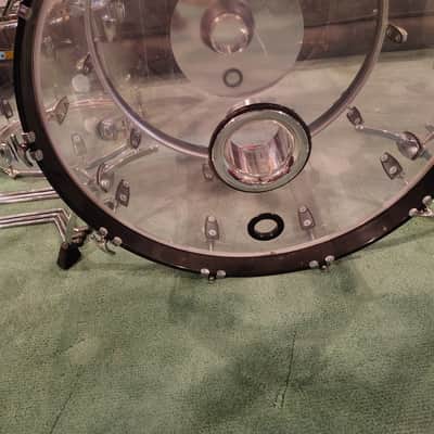 Ludwig Vistalite Reissue Zep Outfit 10x14 / 16x16 / 16x18 / 14x26" Drum Set 2001 - Present - Clear image 4