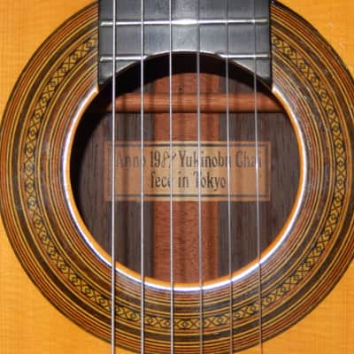 YUKINOBU CHAI CUSTOM 1989 - ROBERT BOUCHET CLASS CLASSICAL CONCERT GUITAR - SPRUCE/BRAZILIAN ROSEWOOD image 5