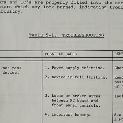 Operating Manual for Urei 1178 Dual Peak Limiter 1988 image 9