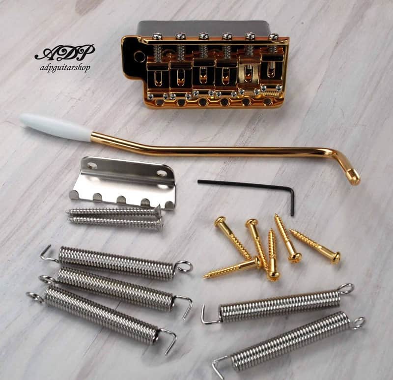 Stratocaster Vintage Tremolo Gotoh GE101T E-E 56mm Gold image 1