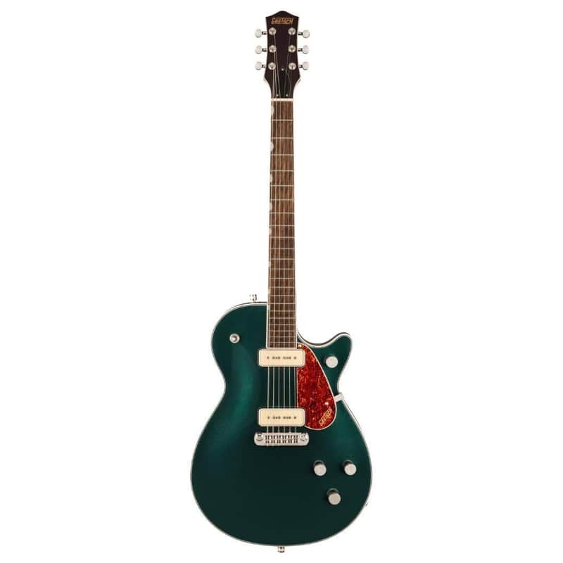 Gretsch G5210-P90 Electromatic 6-String Right-Handed Jet Two 90 Electric Guitar with Gloss Finish and Mahogany Body (Cadillac Green) image 1