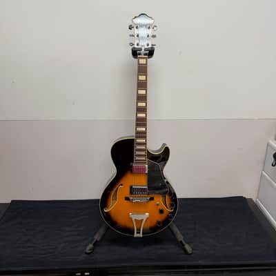 Used Ibanez AG75-BS-12-01 Artcore AG75 Hollowbody Electric Guitar Brown Sunburst with Ibanez Case image 2