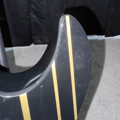 Schecter Synyster Gates Custom-S - Black and gold pinstripes image 19