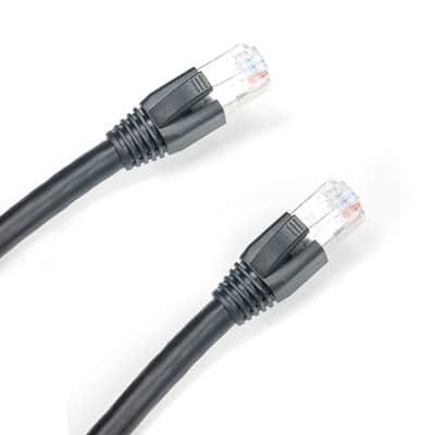SUPERCAT6-S Ultra Rugged Shielded Tactical CAT6 - 15 ft / Booted RJ45 / Booted RJ45 image 1