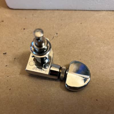 Ibanez Patent Pend. Tuning machines heads 3R 3L   1970s  - Chrome in Very Good Condition. image 4