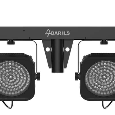 Chauvet DJ 4BAR ILS Wash Lighting System w/(4) Par Lights+Tripod+Footswitch+Bag image 2