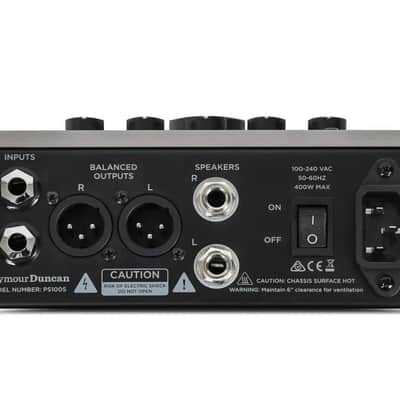 Seymour Duncan PowerStage 100 Stereo 2-Channel 100-Watt Pedalboard Guitar Amp 2023 - Present - Silver image 4