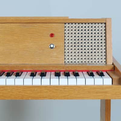 Hohner Pianet M piano with legs and music stand (serviced) image 9