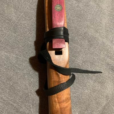 Singing Tree Curly Walnut Bass G 432Hz 2024 - Walnut, Purple Heart and Maple image 5