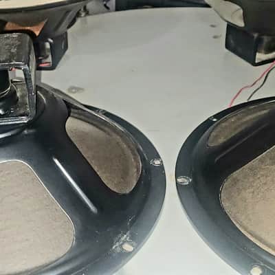 ROLA 4 × 12" alnico instrument speakers,  guitar, etc 50's vgc.  '52-'59 - Black image 5