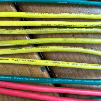 Mogami, Canare and others TT patch cable lot. image 2