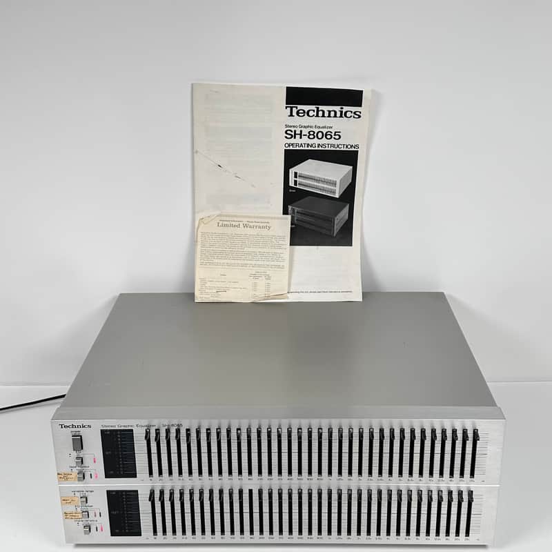 Technics SH-8065 Stereo Graphic Equalizer Silver image 1