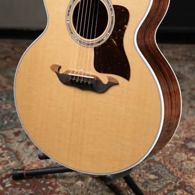 Taylor Legacy 815e Deep Body Jumbo Acoustic/Electric Guitar - Natural with Hardshell Case - Prototype image 5