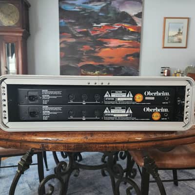Oberheim Matrix-1000 "matched pair" w/Kiwi-1000 upgrades and programmer RARE!!! image 7