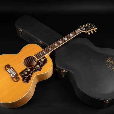 1998 Gibson SJ-200 Reissue - Antique Natural | USA Montana All Solid J-200 Jumbo Vintage Acoustic Guitar Good Wood Era Collector's Condition | OHSC image 23