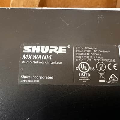 Shure MXWANI4 4 Channel Audio Network Interface for Microflex Wireless image 5