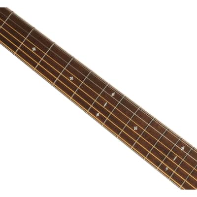 Used Fender PO-220E Orchestra Acoustic Guitar w/ Case - Natural image 3