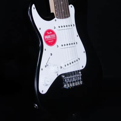 Squier Mini Stratocaster Left-Handed, Laurel FB, Black image 4
