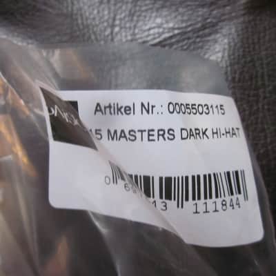 Paiste 15" Masters Dark Hi-Hat Cymbals Pair 0005503115 image 5