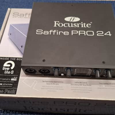 Focusrite Saffire Pro 24 Firewire Audio Interface - Black image 1