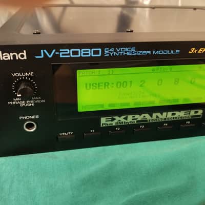 Roland JV-2080 + Techno, Session, World expansion boards new battery EXCELLENT condition!