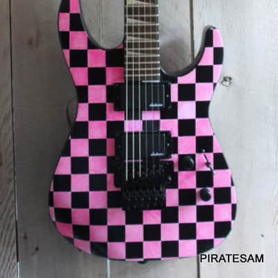 Jackson X Series Soloist SLX DX Electric Guitar Checkered Past -Custom "PINK PONY CLUB " one off ! image 3