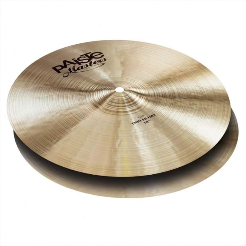 Paiste 14" Masters Thin Hi-Hat Cymbals PMSTRTHH14 image 1