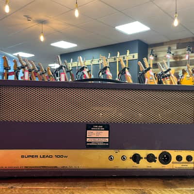Marshall JMP 1959 Super Lead 2-Channel 100-Watt Guitar Amp Head 1973 Factory Purple Signed by Jim Marshall image 22