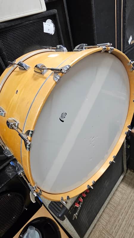 AXL 24 Inch x14 Inch Bass Drum - Natural image 1