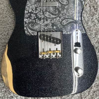 Mint Fender  Brad Paisley Road Worn Telecaster, Maple Fingerboard, Black Sparkle image 3