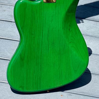 Fender Jaguar 1993 - Fred Stuart's Personal Build a See-Thru Green ridiculously documented 1 of a kind ! image 4