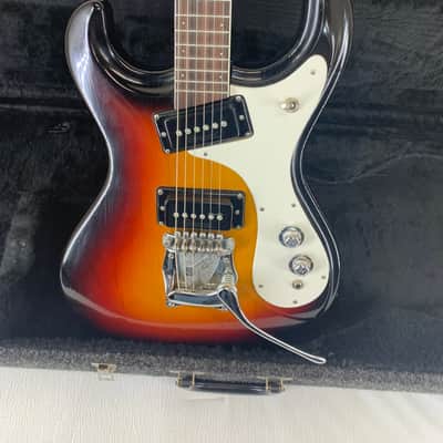 Mosrite  Ventures Model  1987-88 - Sunburst Hand Made and signed  by Semie Moseley image 2