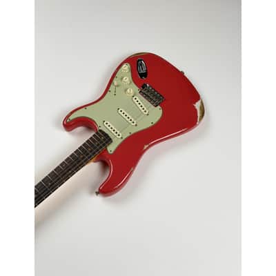 Fender CUSTOM SHOP LTD 62 STRATOCASTER RELIC FIESTA RED 2023 - Relic Fiesta Red image 3