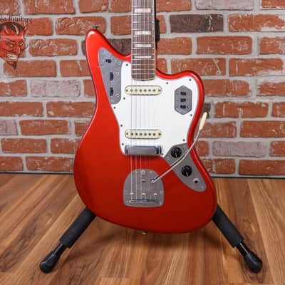 Fender Jaguar Candy Apple Red Custom Color 1966 w/OHSC image 1