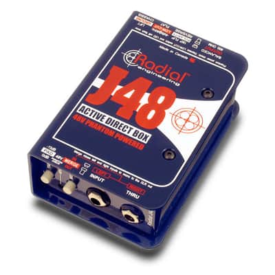 Radial J48 48V Phantom Power Active DI Direct Box Guitar Bass PROAUDIOSTAR image 2