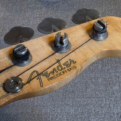 Fender Precision Bass 1957 Artist Owned Ex David Coverdale, Stealers Wheel - Telecaster Headstock, dash serial number, factory natural vintage 50s P-bass, sales receipt image 6