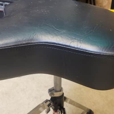 Gibraltar 6608 6600 Series Moto Seat Motorcycle-Style Drum Throne 2010s - Black/Chrome image 6