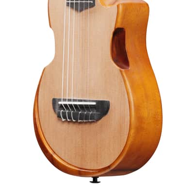 Ibanez AUP10N Compact Nylon String Guitar w/Gig Bag - Open Pore Natural image 4