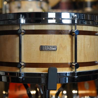 Doc Sweeney Drums HolloCore Snare Drum - 14x6.5 - Satin Natural image 1