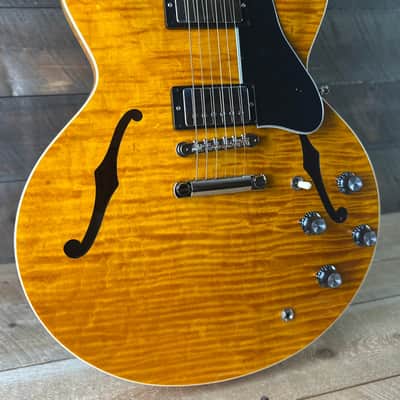 Gibson ES-335 Figured Top Semi Hollow- Honey Amber 211460342 image 2