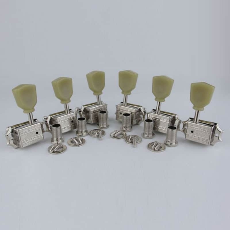 vintage style guitar tuners-Nickel image 1