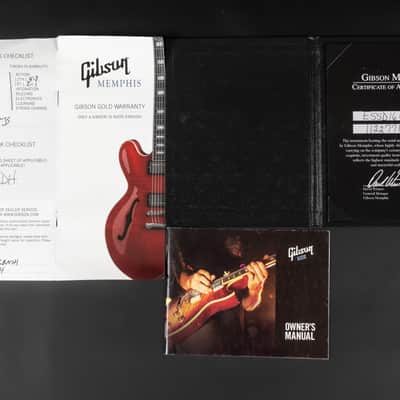 Immagine 2017 Gibson Memphis ES-335 Studio (4-Knob) - Ginger Burst | USA Semi-Hollow Torrefied Maple Fretboard ‘57 Classic Humbucker Bone Nut 3.55kg | CoA OHSC - 18