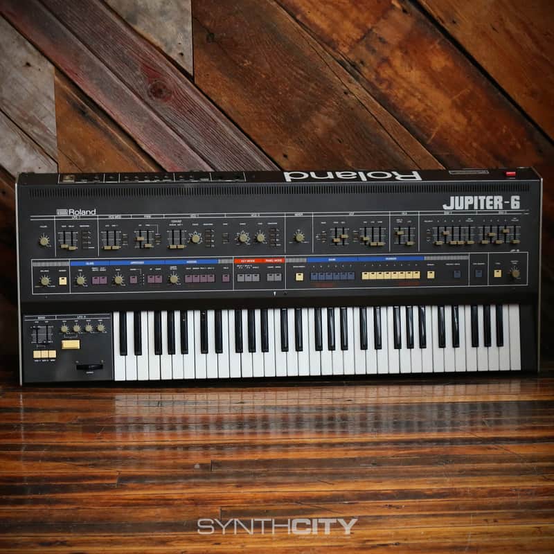 1983 Roland Jupiter 6 61-Key Synthesizer (Serviced) image 1