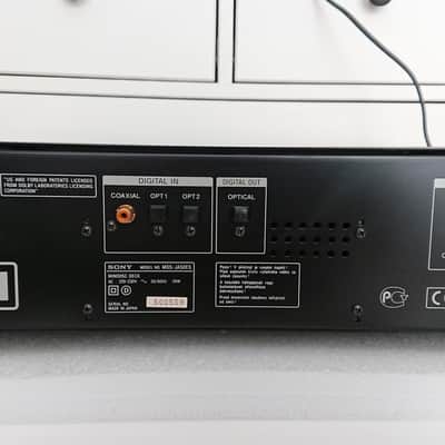 Sony Minidisc Deck MDS-JA50ES 1999 - Black image 11