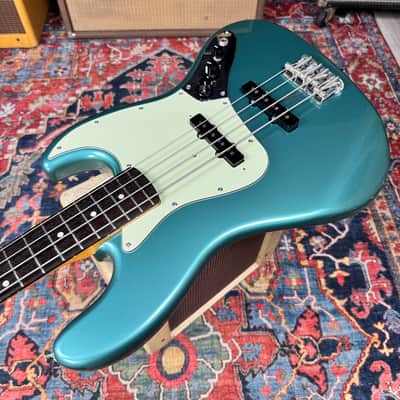 Fender JB-62 75US Vintage Reissue Jazz Bass Ocean Turquoise Metallic - 2004 image 10