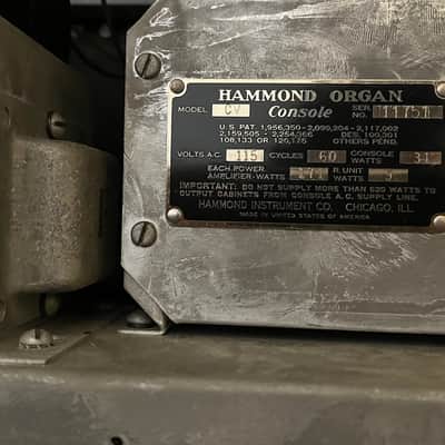 Hammond CV Organ with PR-40 tone cabinet 1945 - 1949 image 5