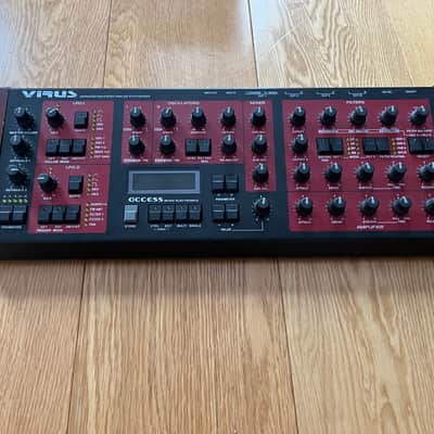 Access Virus A Desktop Digital Synthesizer 1997 - 1999 - Black / Red