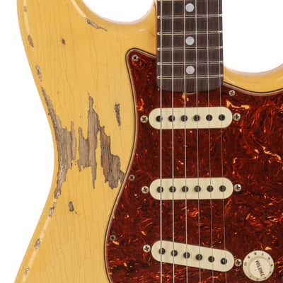 Fender Custom Shop 1969 Stratocaster Heavy Relic Guitar - Aged Vintage White - CHUCKSCLUSIVE - #R111533 image 7